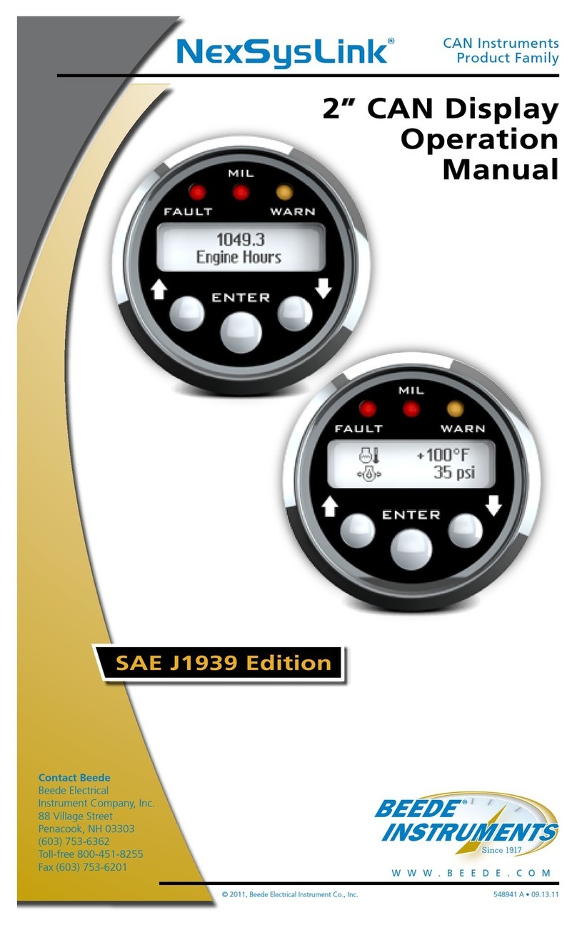 NexSysLink SAE J1939 Operation manual