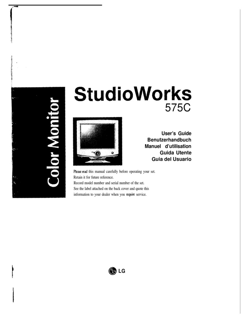 LG StudioWorks 575C User manual