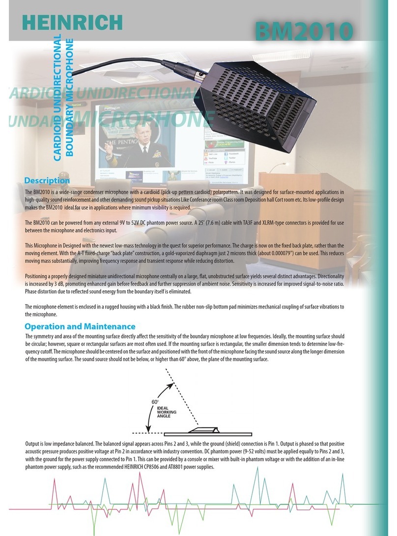 HEINRICH BM2010 User manual