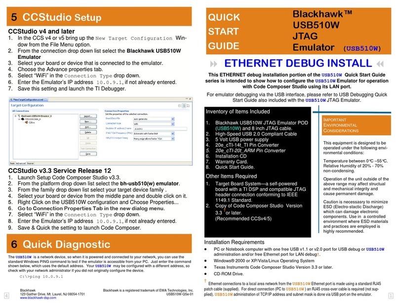 BLACKHAWK! USB510W quick start guide