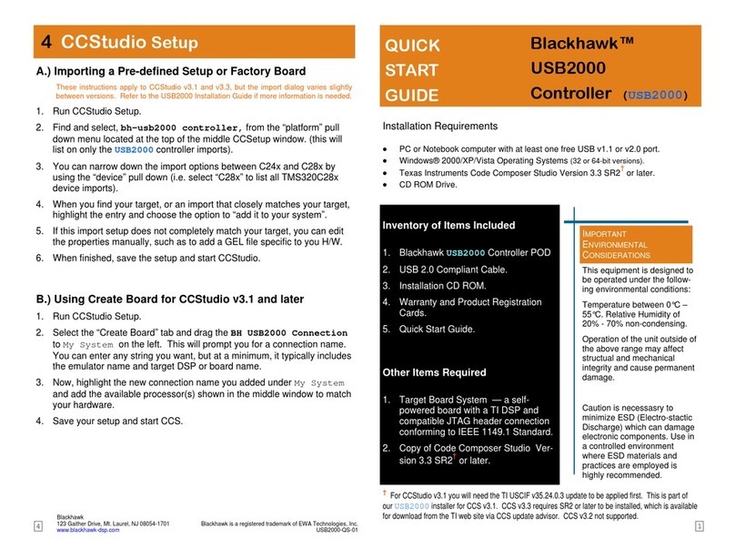 BLACKHAWK! USB2000 quick start guide