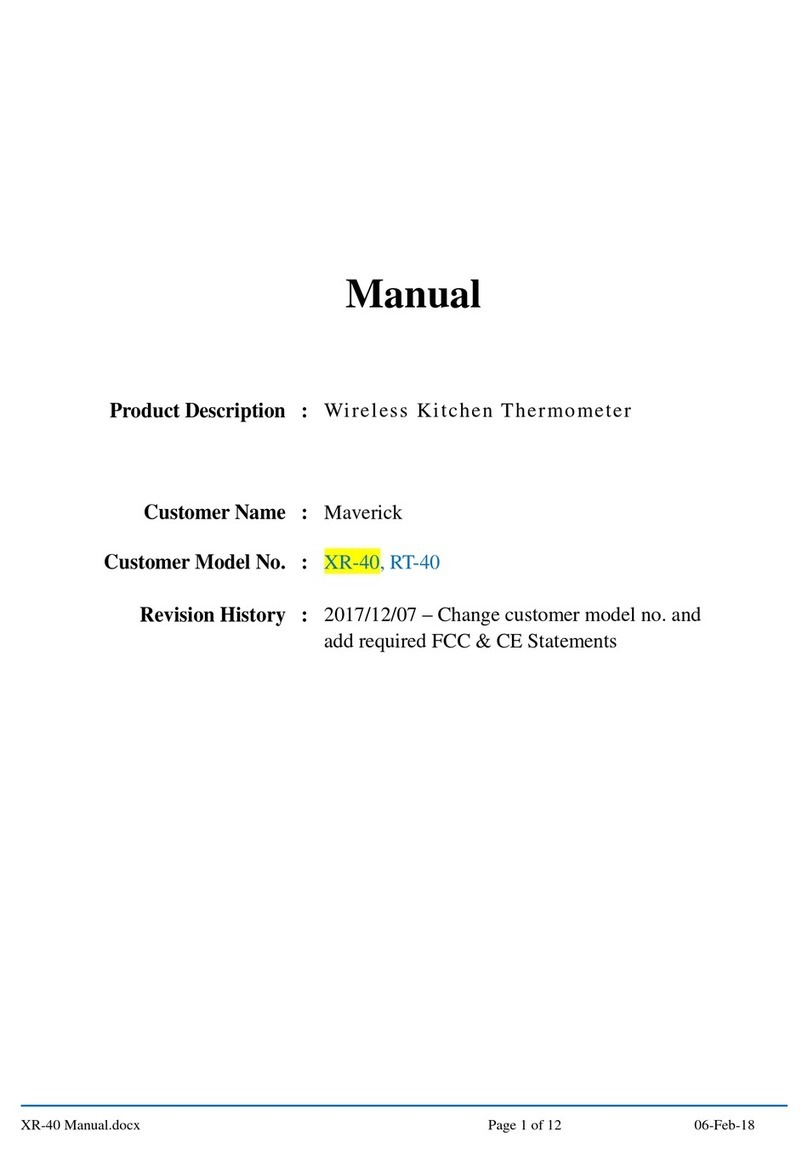 Maverick Industries XR-40 manual