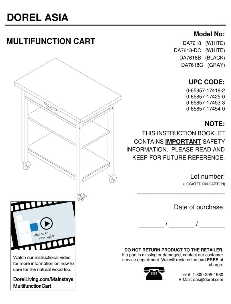 Dorel Asia DA7618 manual