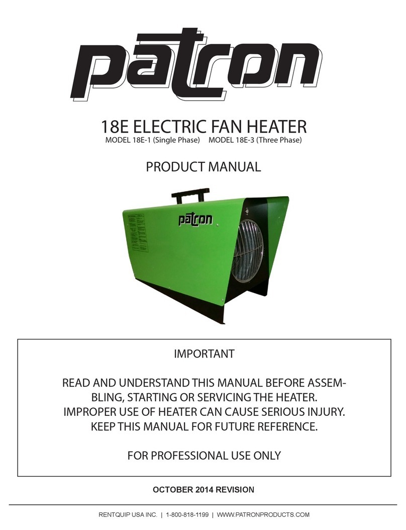 Patron 18E Series User manual