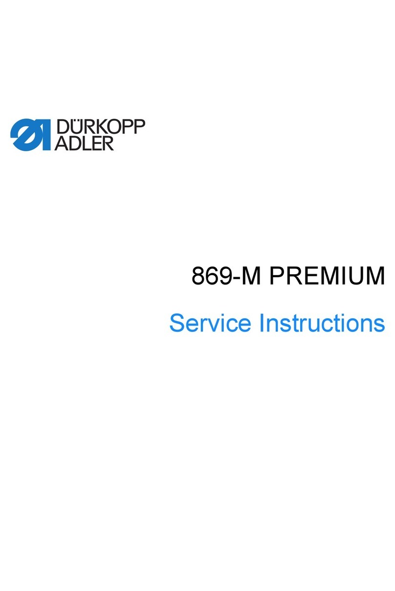 DURKOPP ADLER 869-M Premium Operating instructions