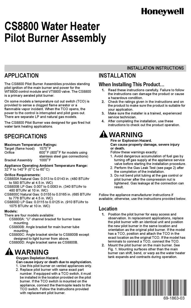 Honeywell CS8800 User manual Honeywell CS8800 User manual