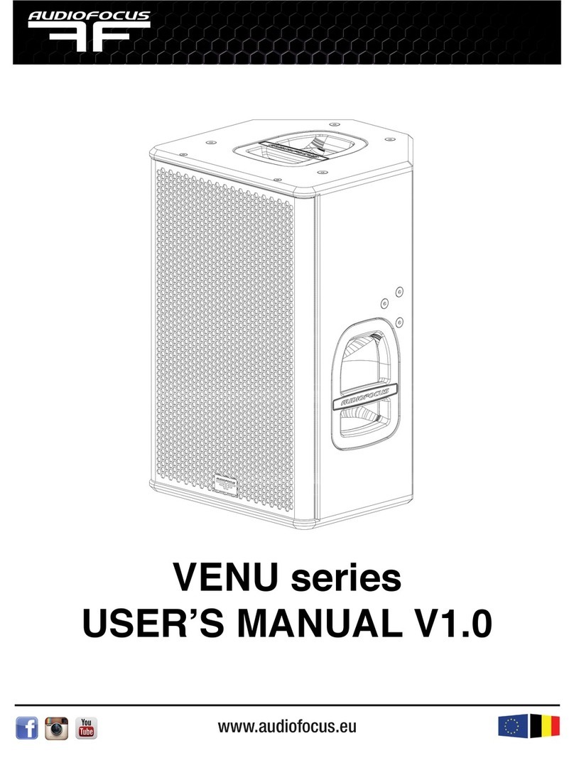 AUDIO FOCUS VENU series user manual