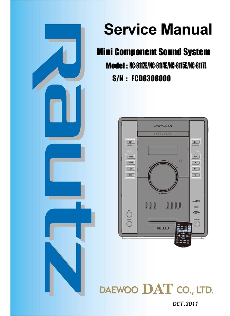 Daewoo NC-8112E User manual Daewoo NC-8112E User manual