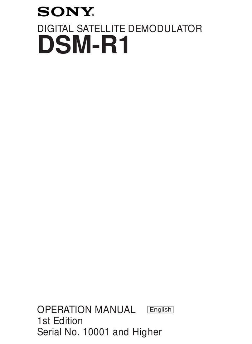 Sony DSM-R1 User manual