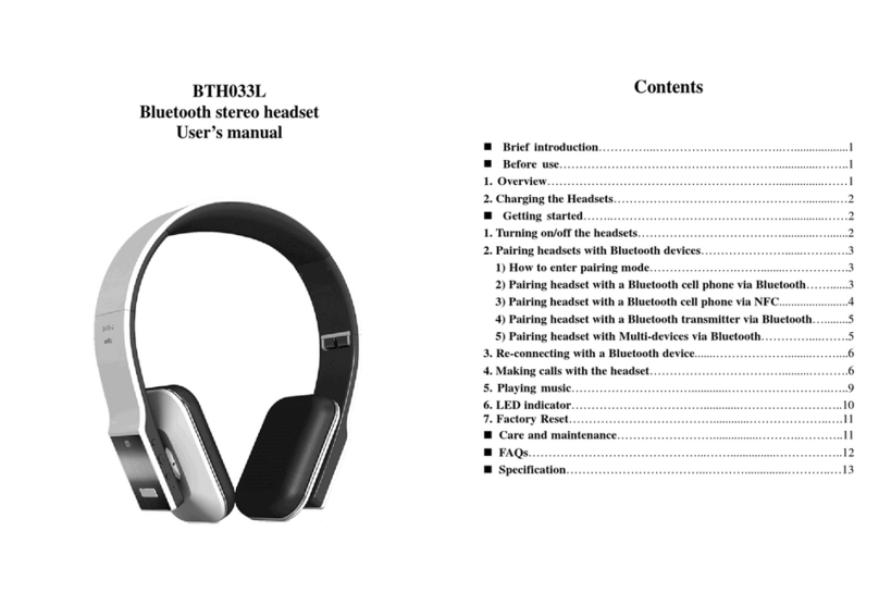 Zhongshan K-mate General Electronics BTH033L User manual