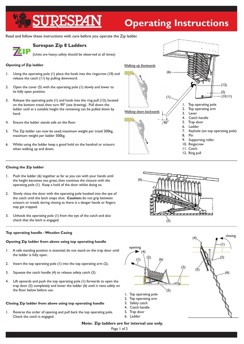 Surespan Zip 8 User manual