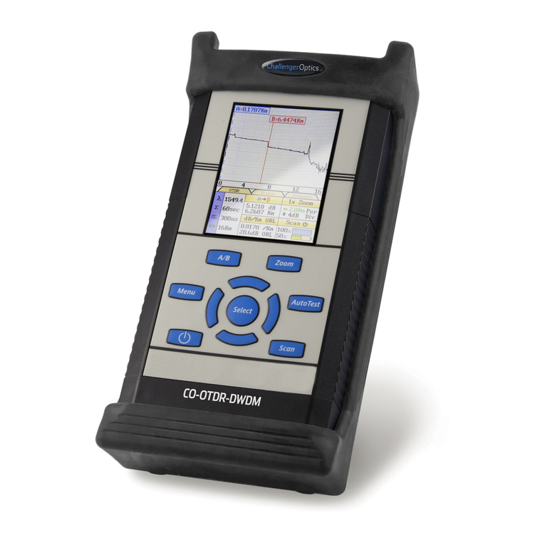Challenger Optics CO-OTDR-DWDM operating manual