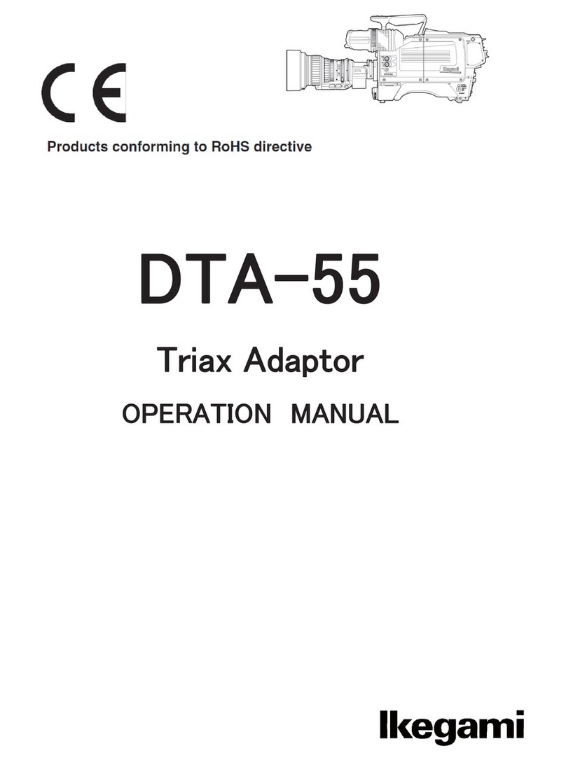 Ikegami DTA-55 Operation manual