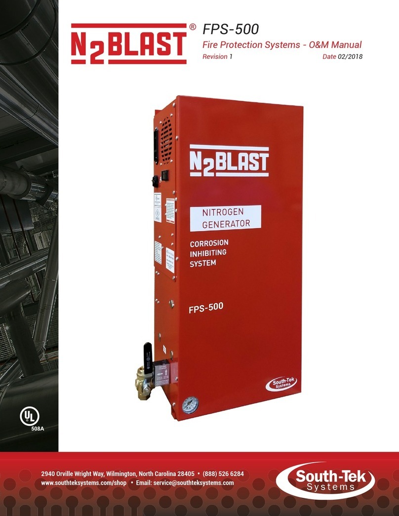 South-Tek Systems N2-BLAST FPS-500 User manual