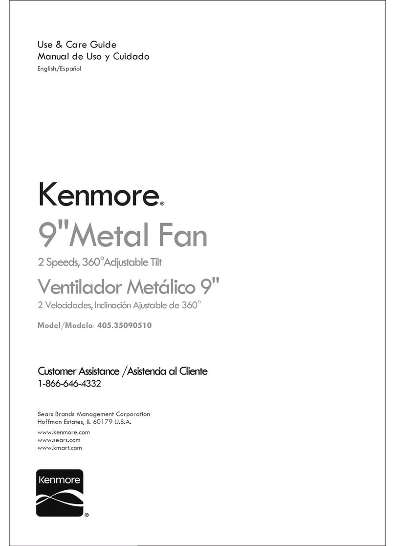 Kenmore 405.35090510 Use & care guide