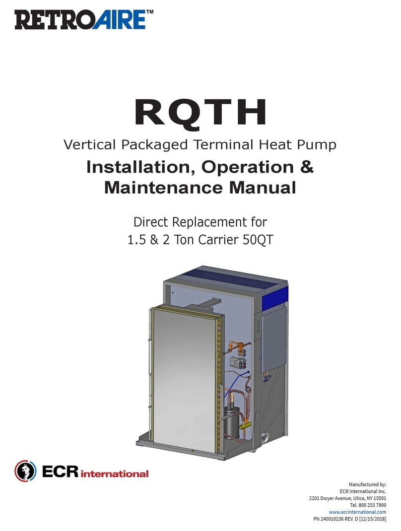 Retro Aire RQTH Installation operation & maintenance