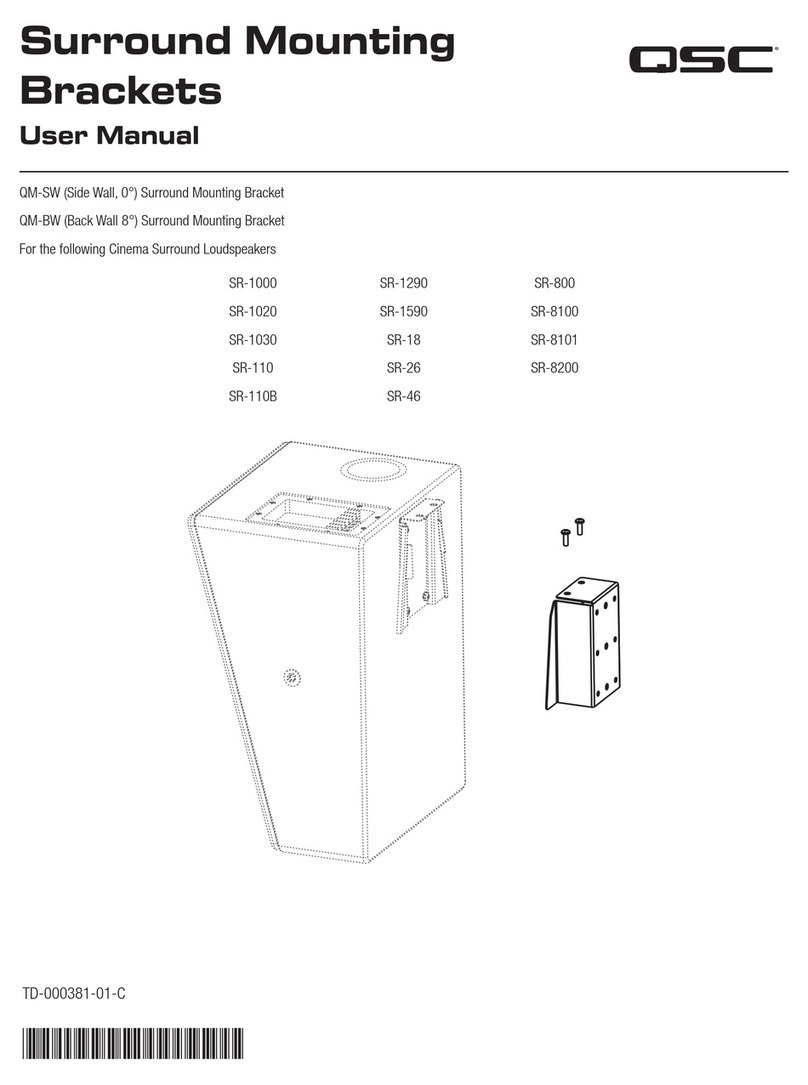 QSC QM-BW User manual