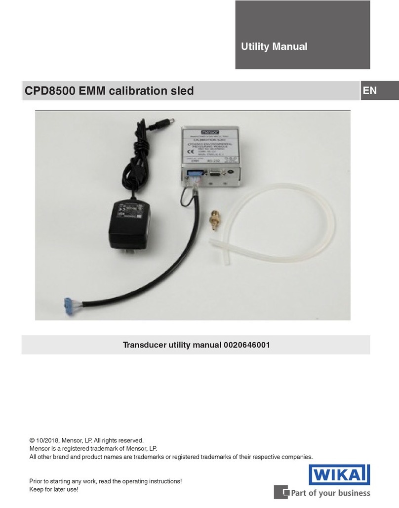 WIKA CPD8500 User manual