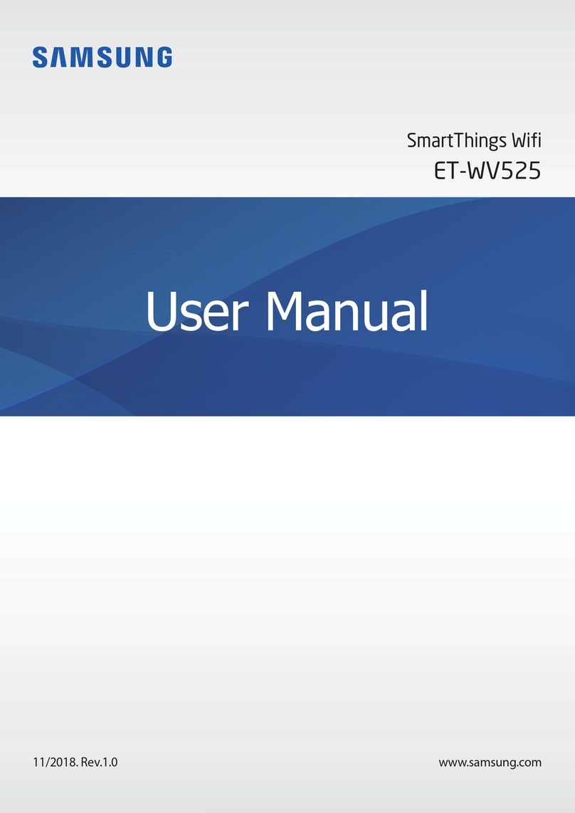 Samsung SmartThings Wifi ET-WV525 user manual