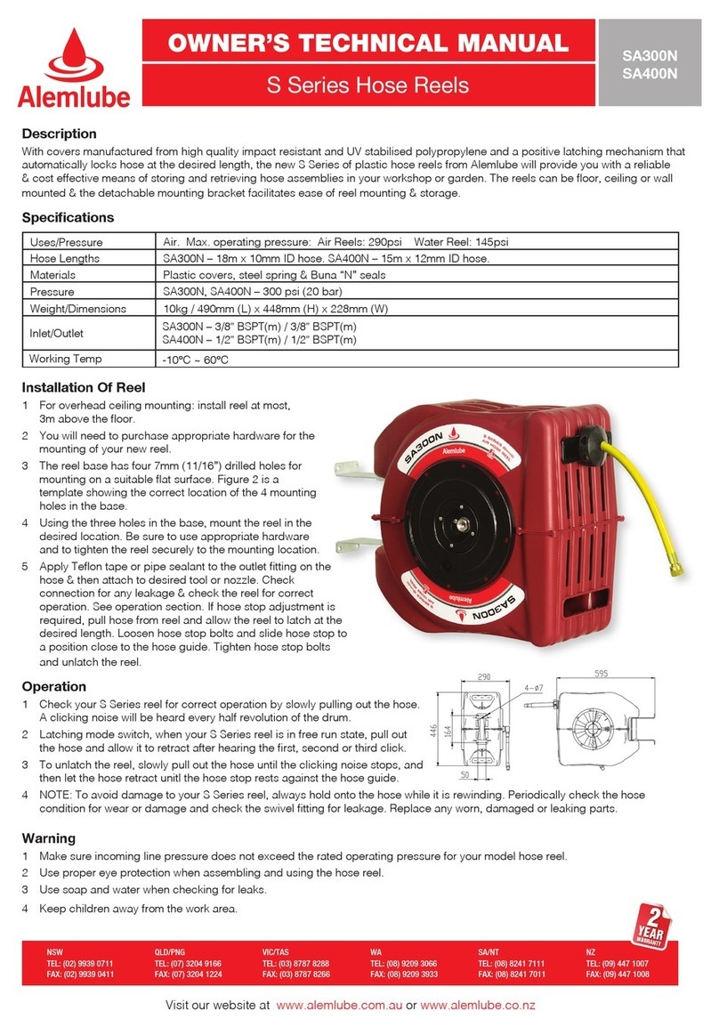 Alemlube S Series Owner technical manual