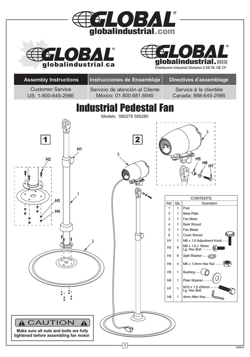 Global 585279 Assembly instructions