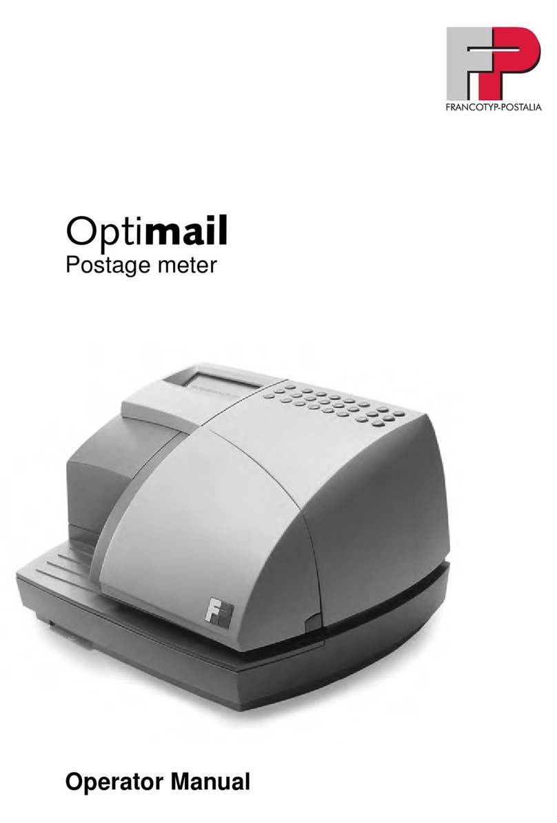 FP Mailing Solutions Optimail Operator's manual FP Mailing Solutions Optimail Operator's manual