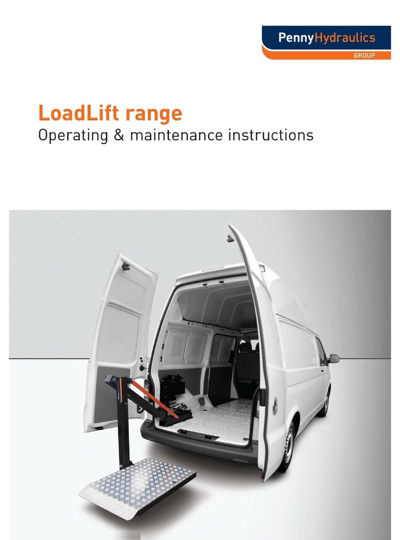 PennyHydraulics LoadLift range Installation and operation manual