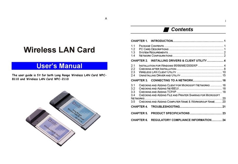 SendFar WPC-8110 user manual