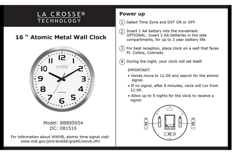 La Crosse Technology BBB85654 User manual