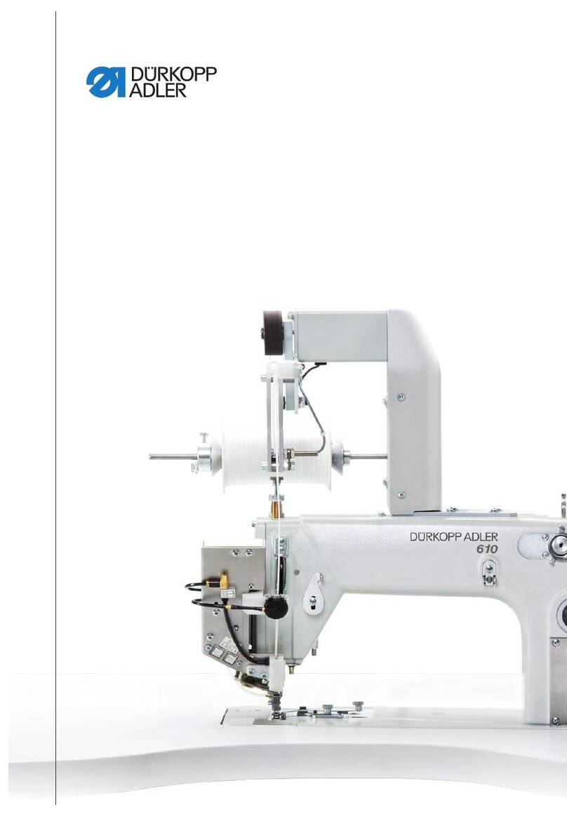 DURKOPP ADLER 610-10 Operating instructions