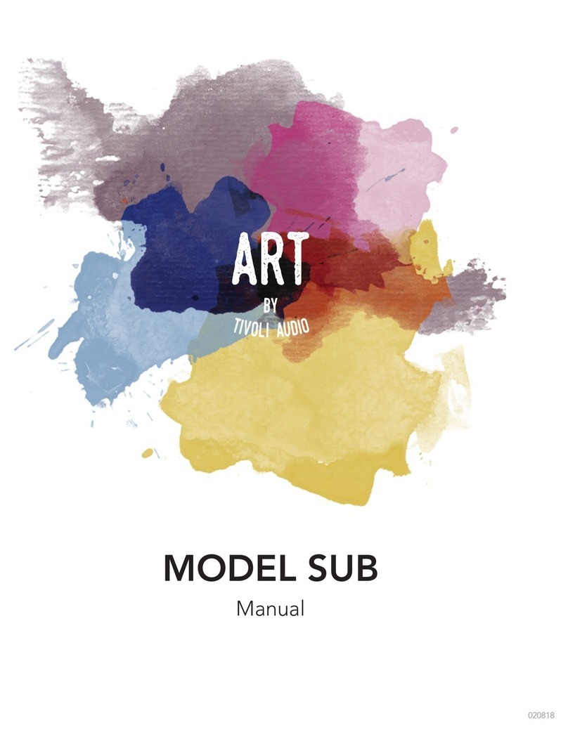 Tivoli Audio ART Model Sub manual