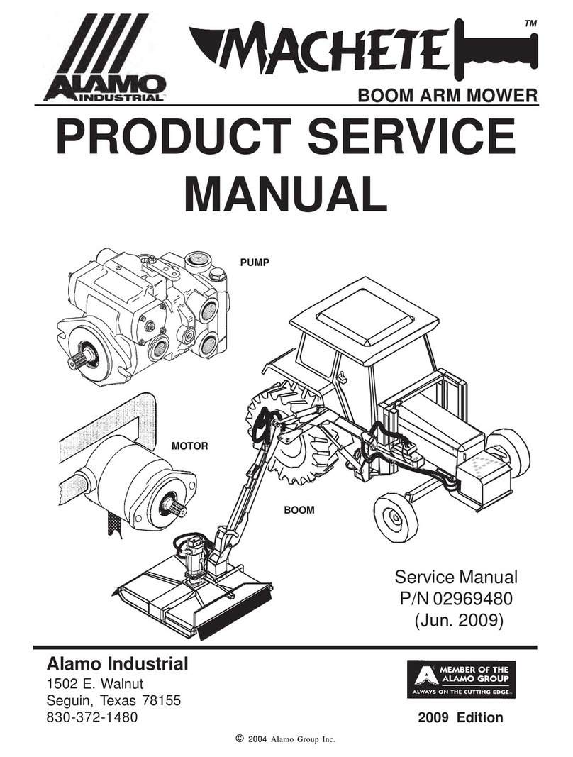 Alamo MACHETE Product service manual
