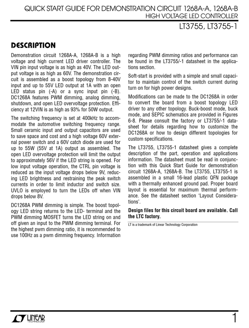 Linear Technology LT3755 User manual