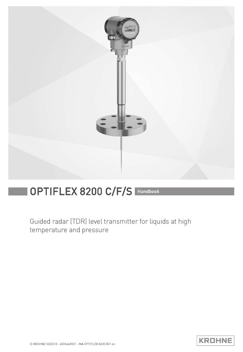 KROHNE OPTIFLEX 8200 C Handbook