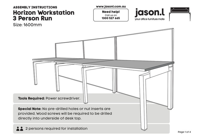 Jason.L Horizon Workstation 3 Person Run User manual Jason.L Horizon Workstation 3 Person Run User manual