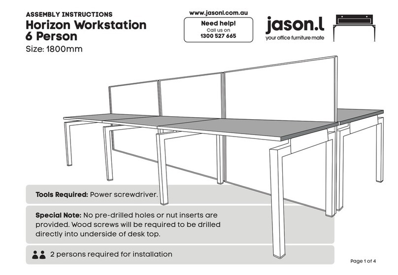 Jason.L Horizon Workstation 6 Person User manual Jason.L Horizon Workstation 6 Person User manual