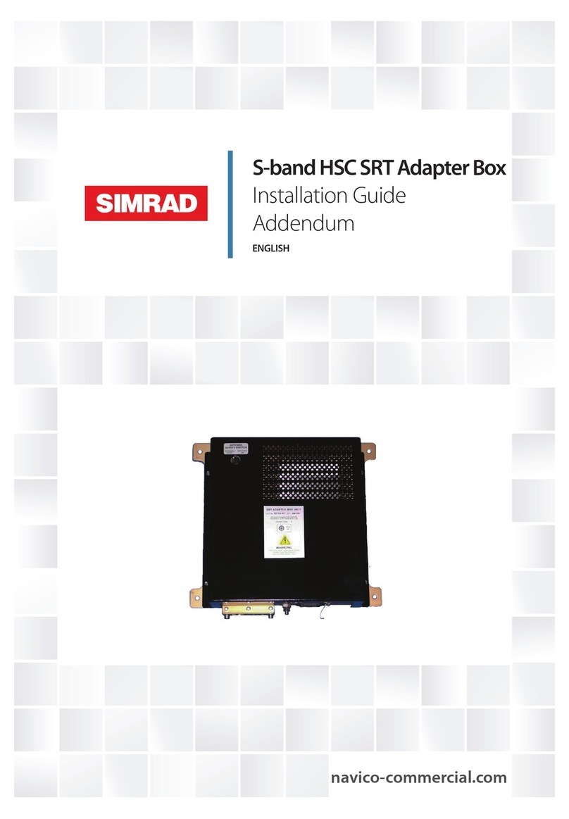 Simrad S-band HSC SRT Installation Guide Addendum Simrad S-band HSC SRT Installation Guide Addendum