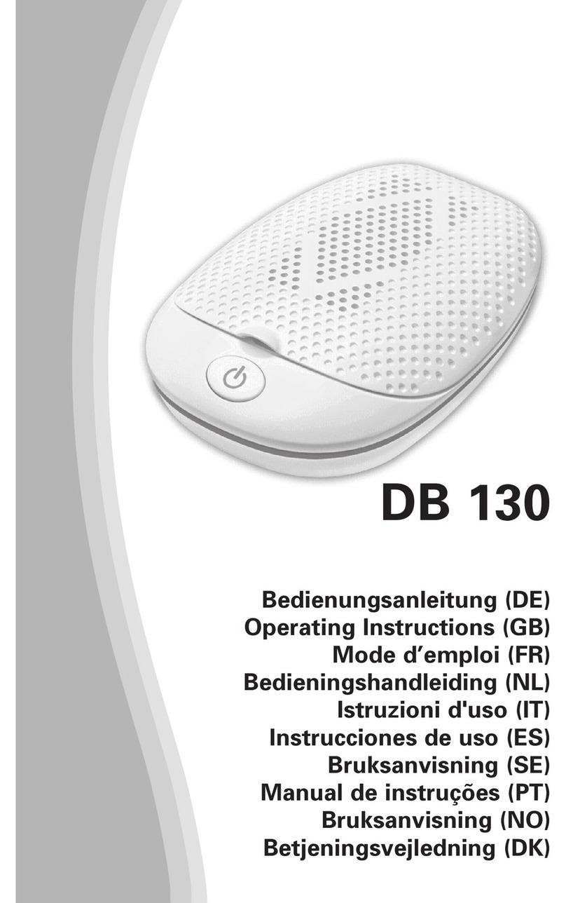 AUDIOLINE DB 130 operating instructions