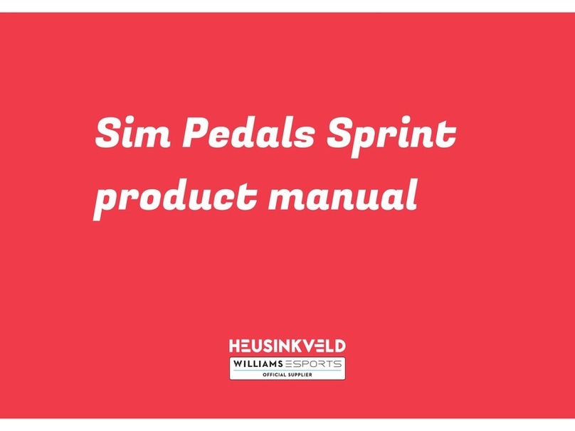 Heusinkveld Sim Pedals Sprint product manual