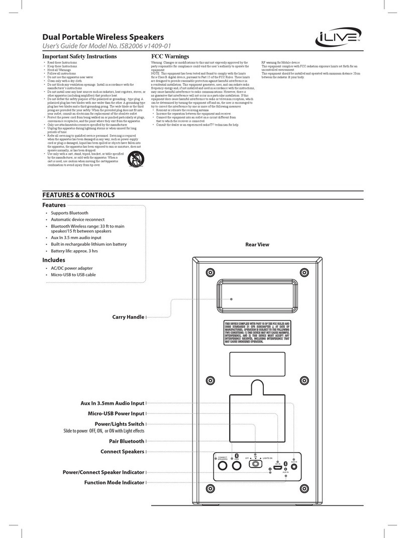 iLive ISB2006 v1409-01 user guide