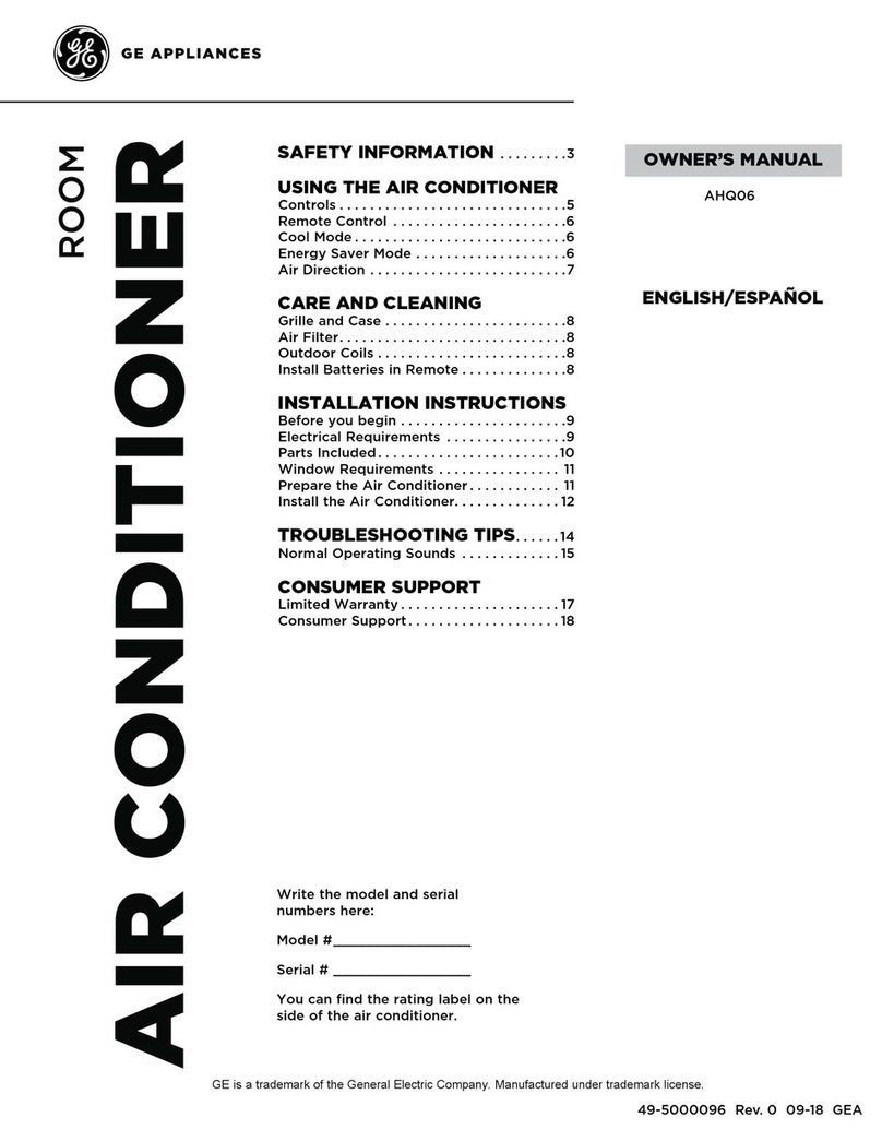 GE AHQ06 User manual