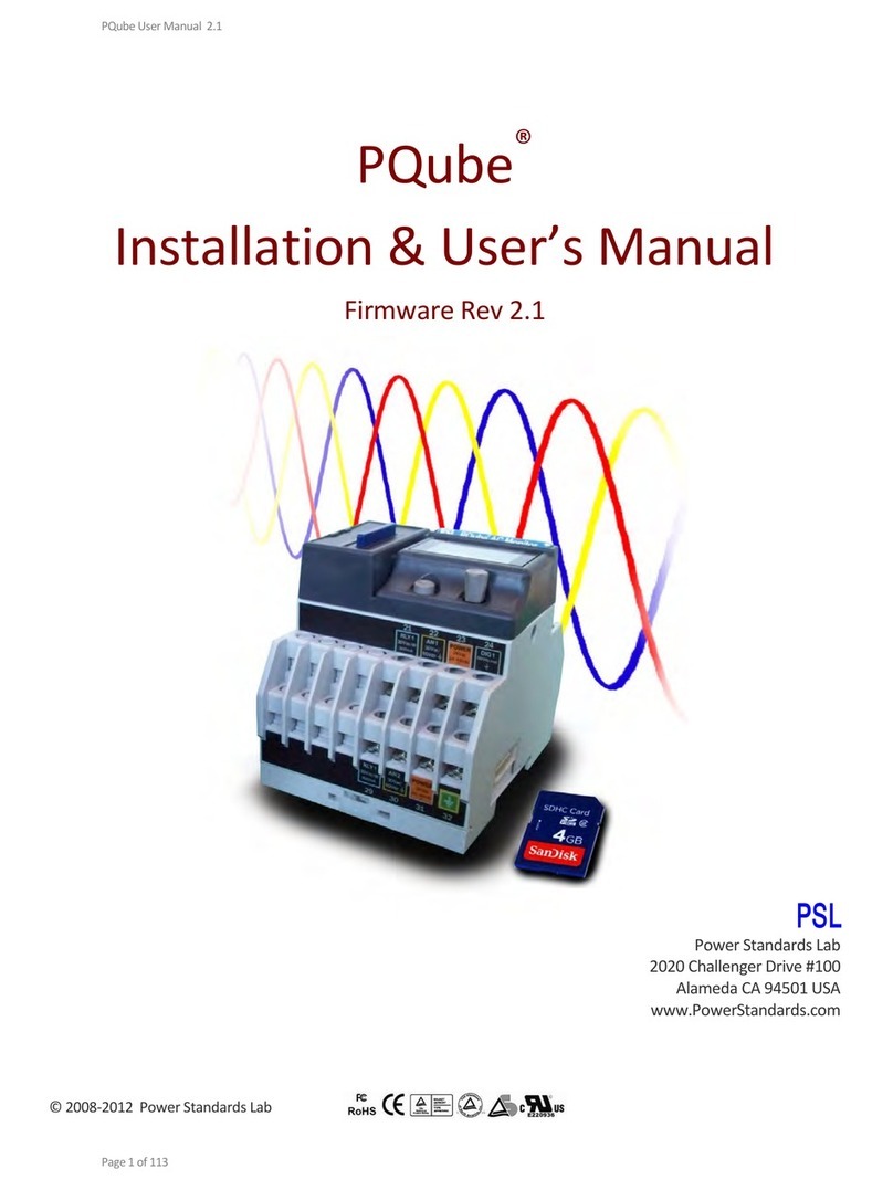 PSL PQube Installation & user manual