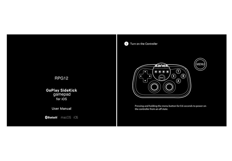 Kanex GoPlay SideKick RPG12 User manual