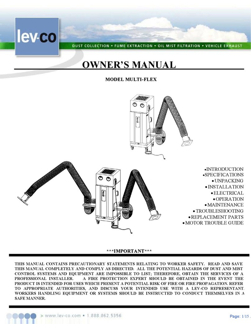 lev-co Multi-flex owner's manual