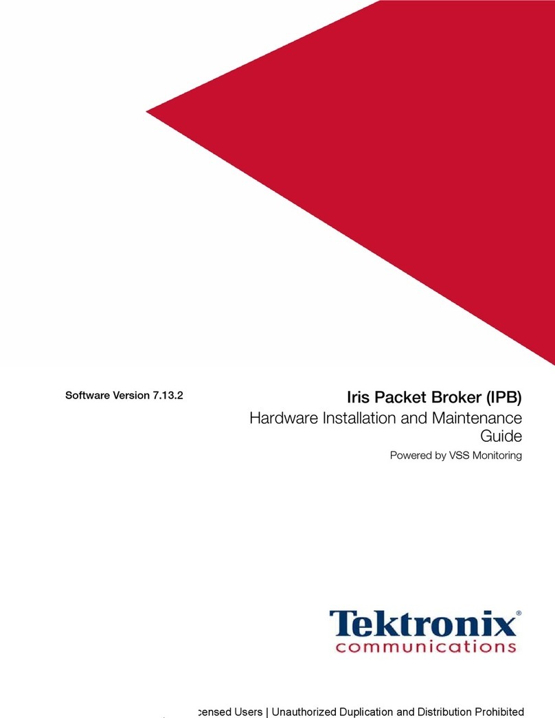 Tektronix IPB220 Operating manual
