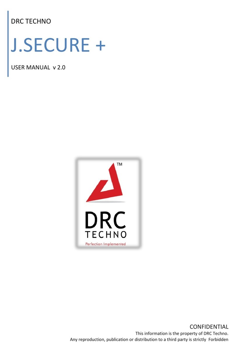 DRC Techno J.SECURE + user manual