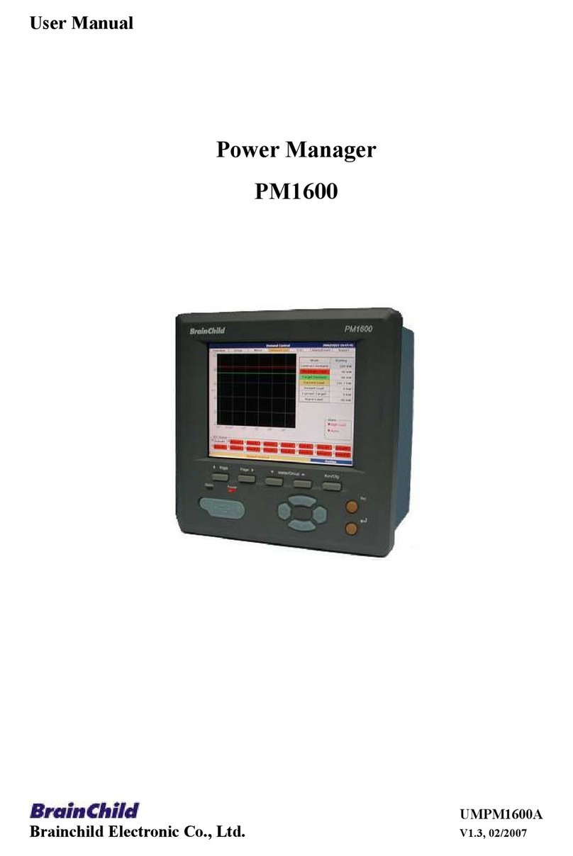 Brainchild PM1600 user manual