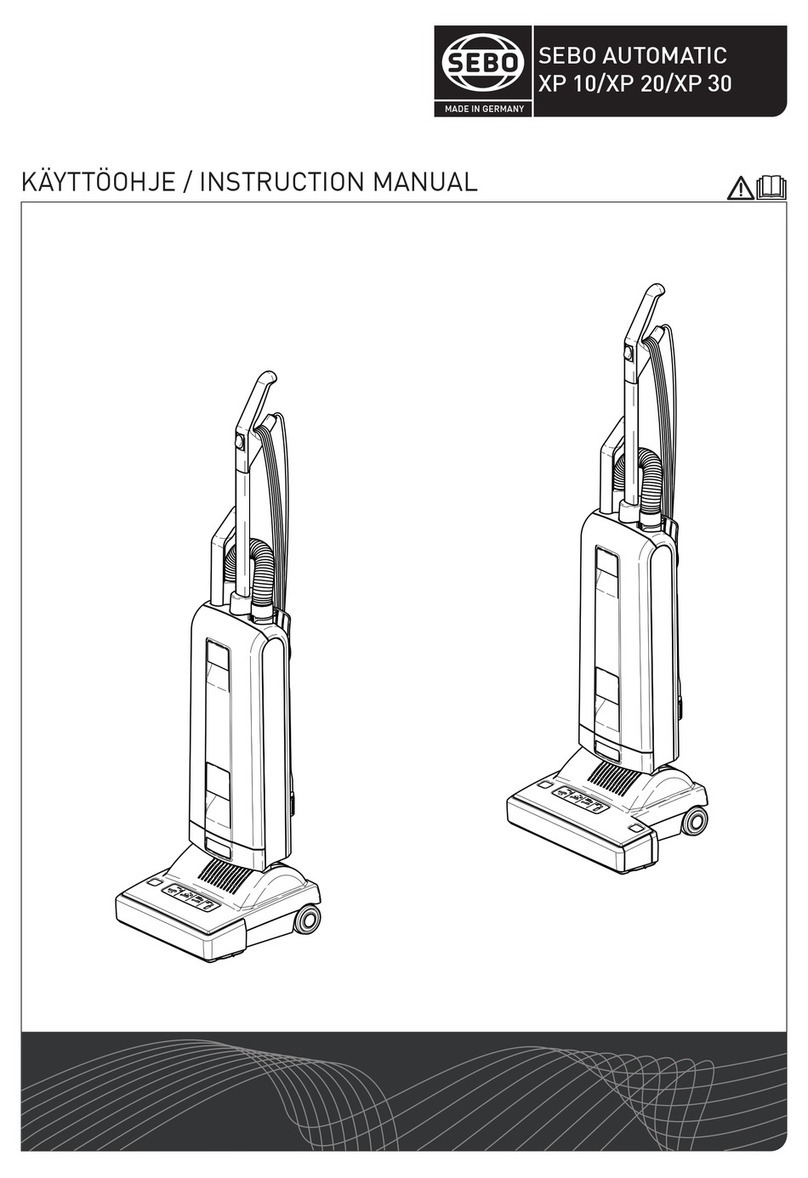 Sebo XP 10 User manual