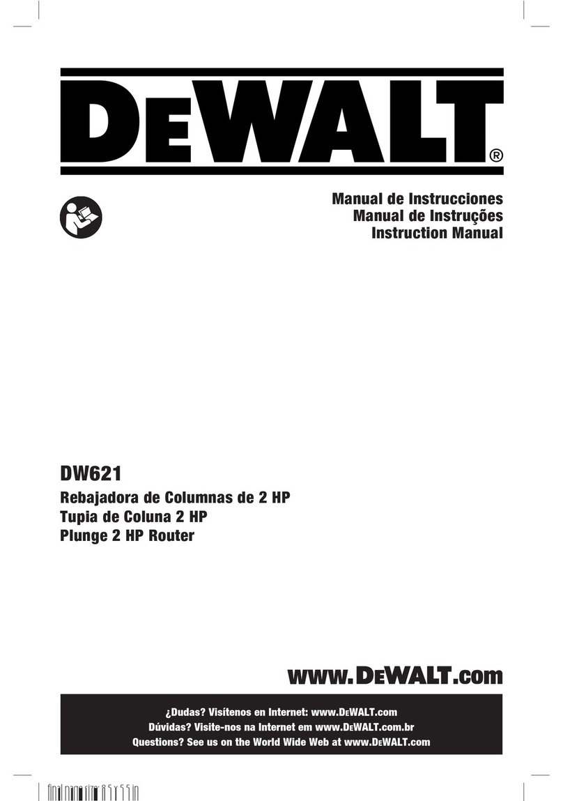 DeWalt DW621 User manual