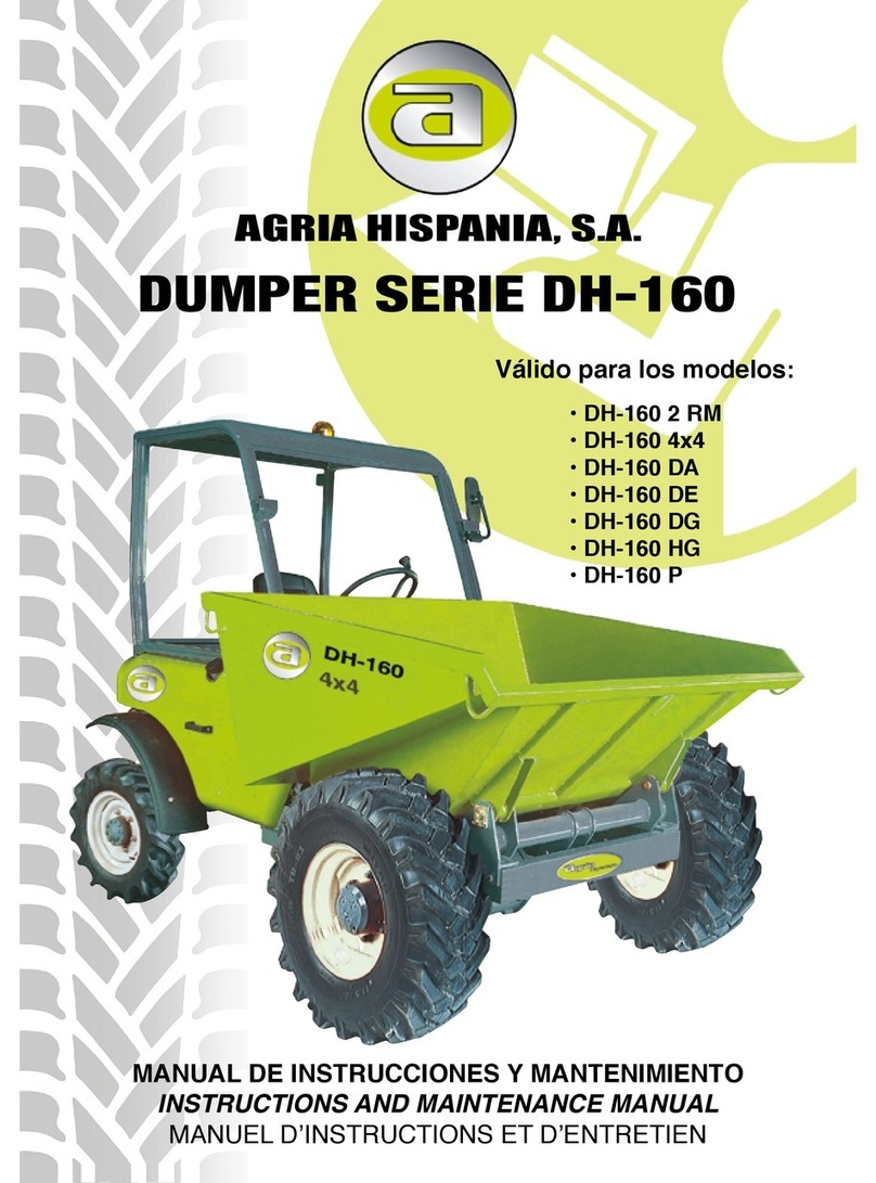 AGRIA HISPANIA DH-160 SERIES Instruction and maintenance manual